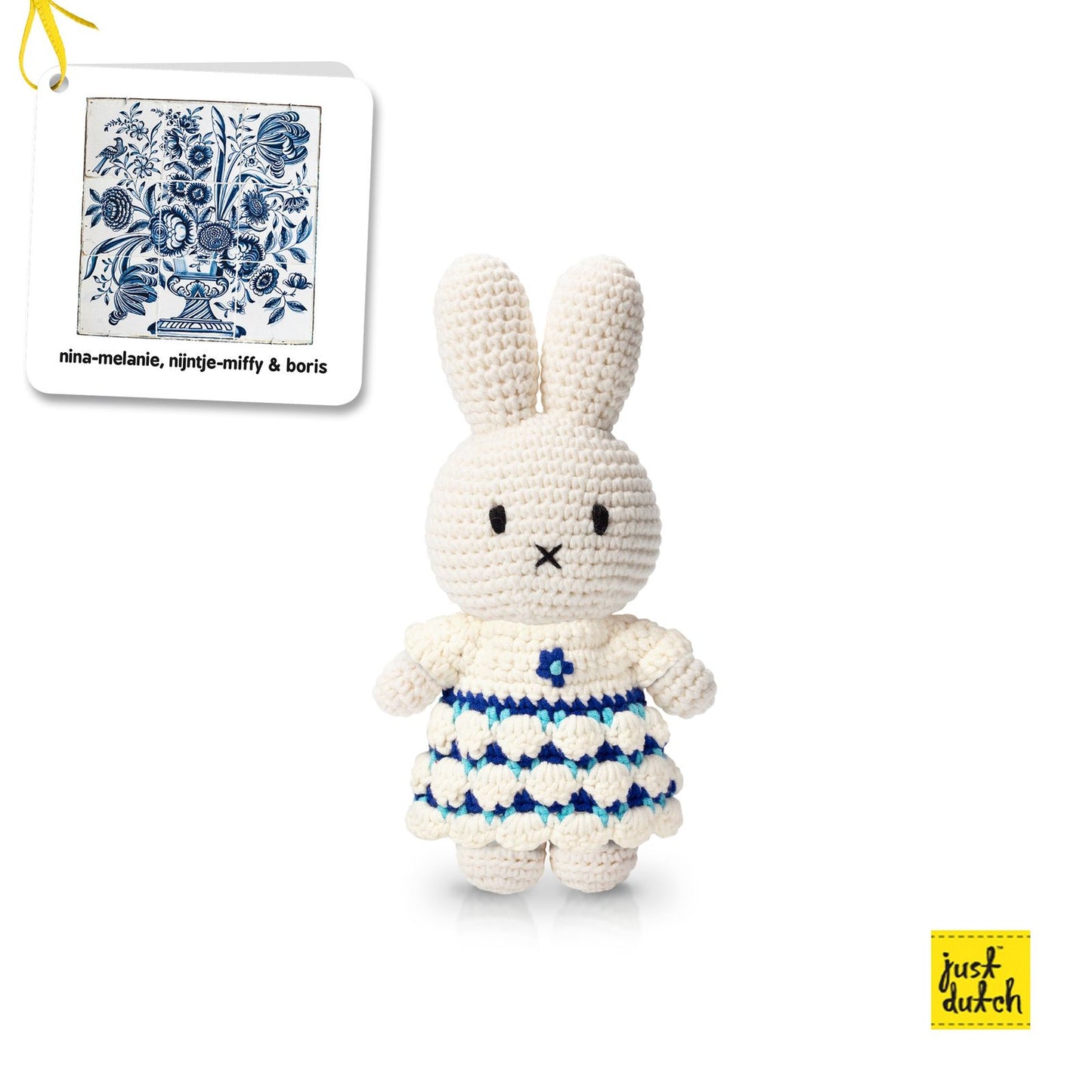 Just dutch miffy / nijntje handmade and her new delft blue dress