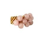 Ibu ring possy pink opal