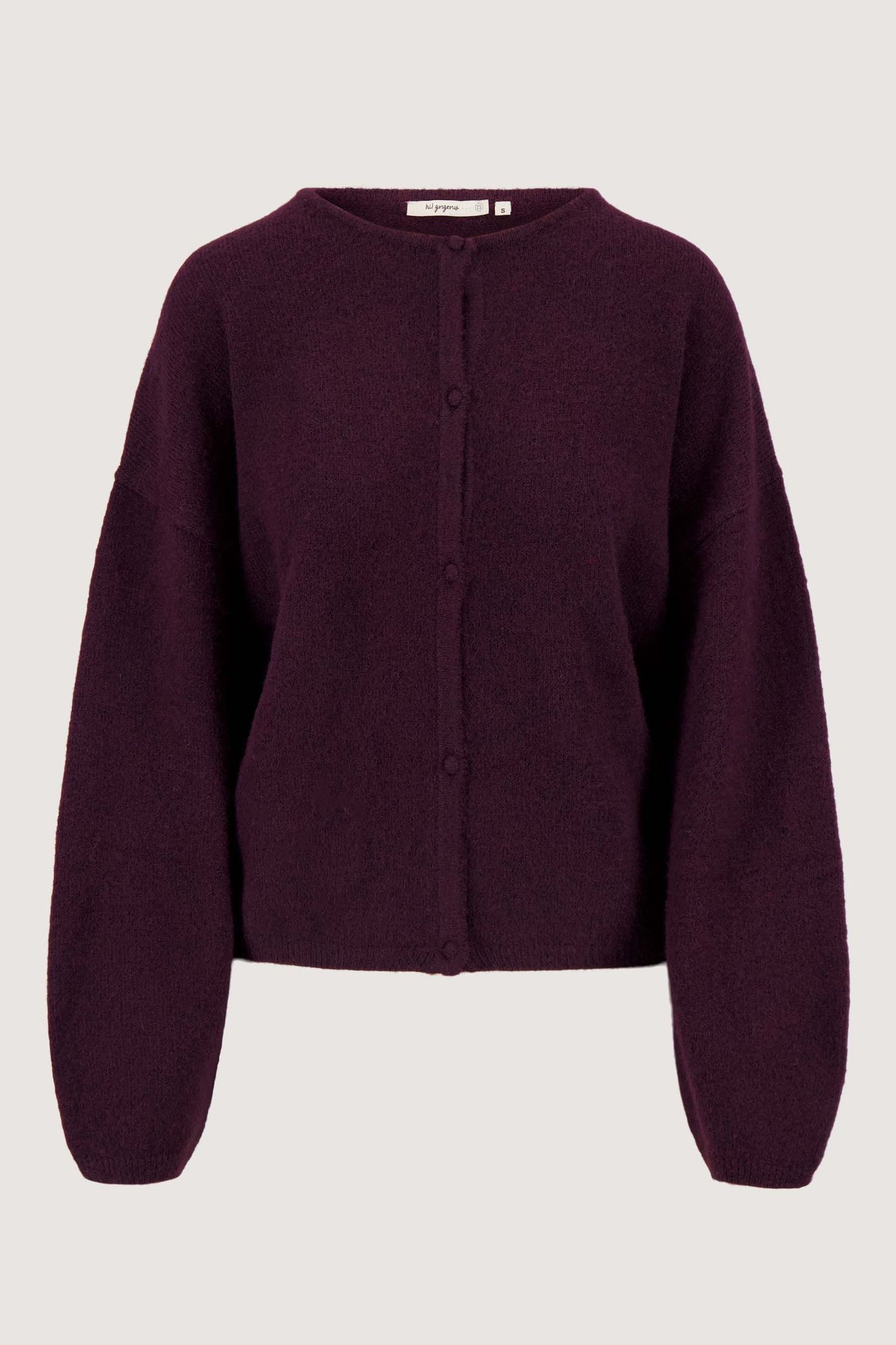 Zusss Basic vestje met broche lange mouw