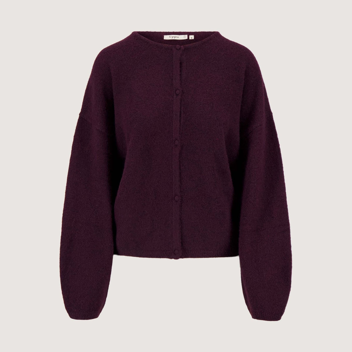 Zusss Basic vestje met broche lange mouw