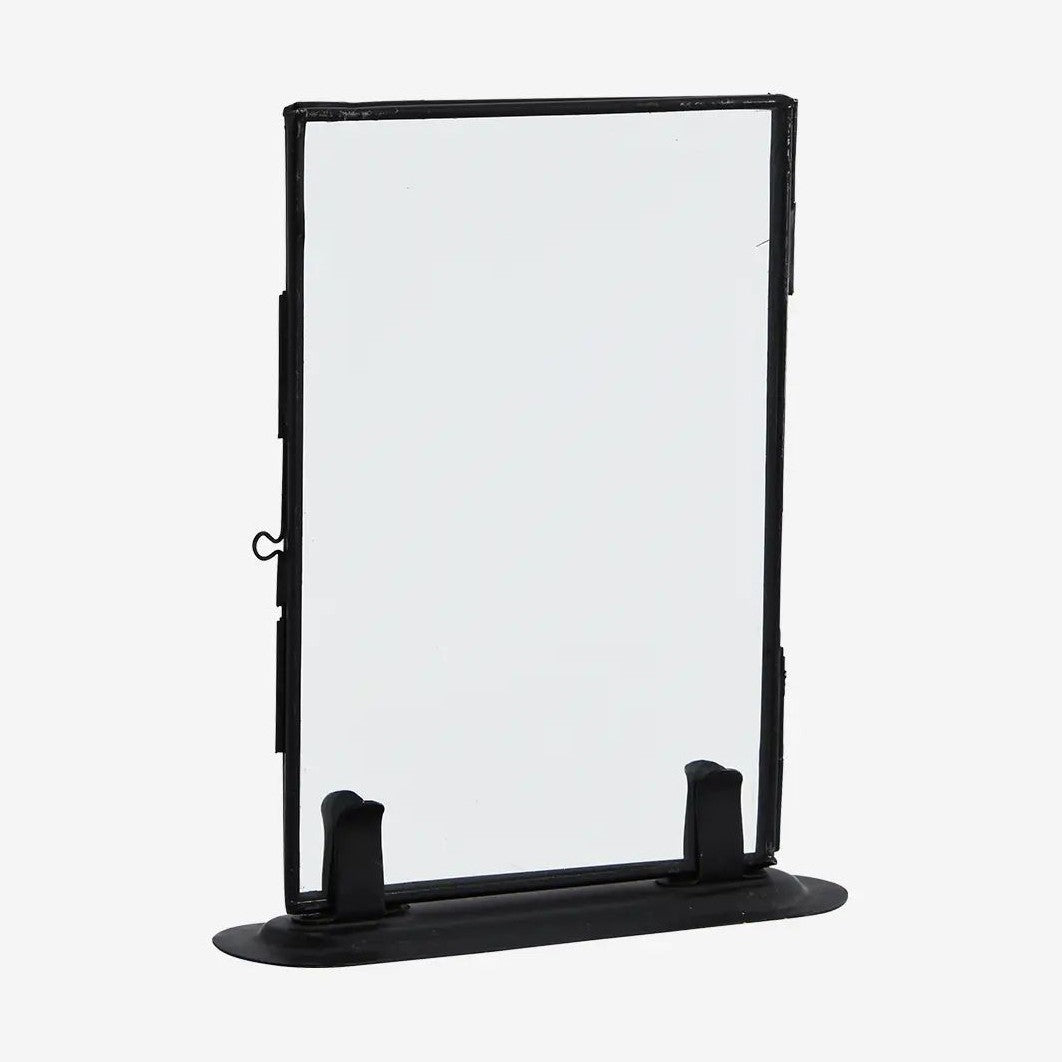 Madam stoltz standing photo frame black 10x15