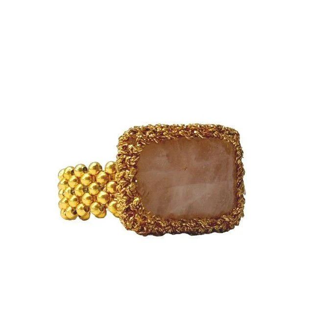 Ibu ring dane rose quartz