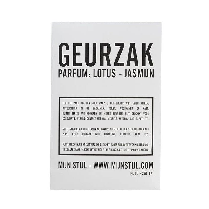 Mijn stijl Geurzak Lotus Jasmijn