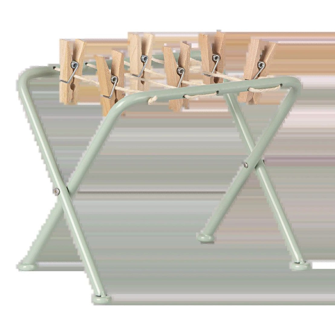 Maileg drying rack with pegs miniature