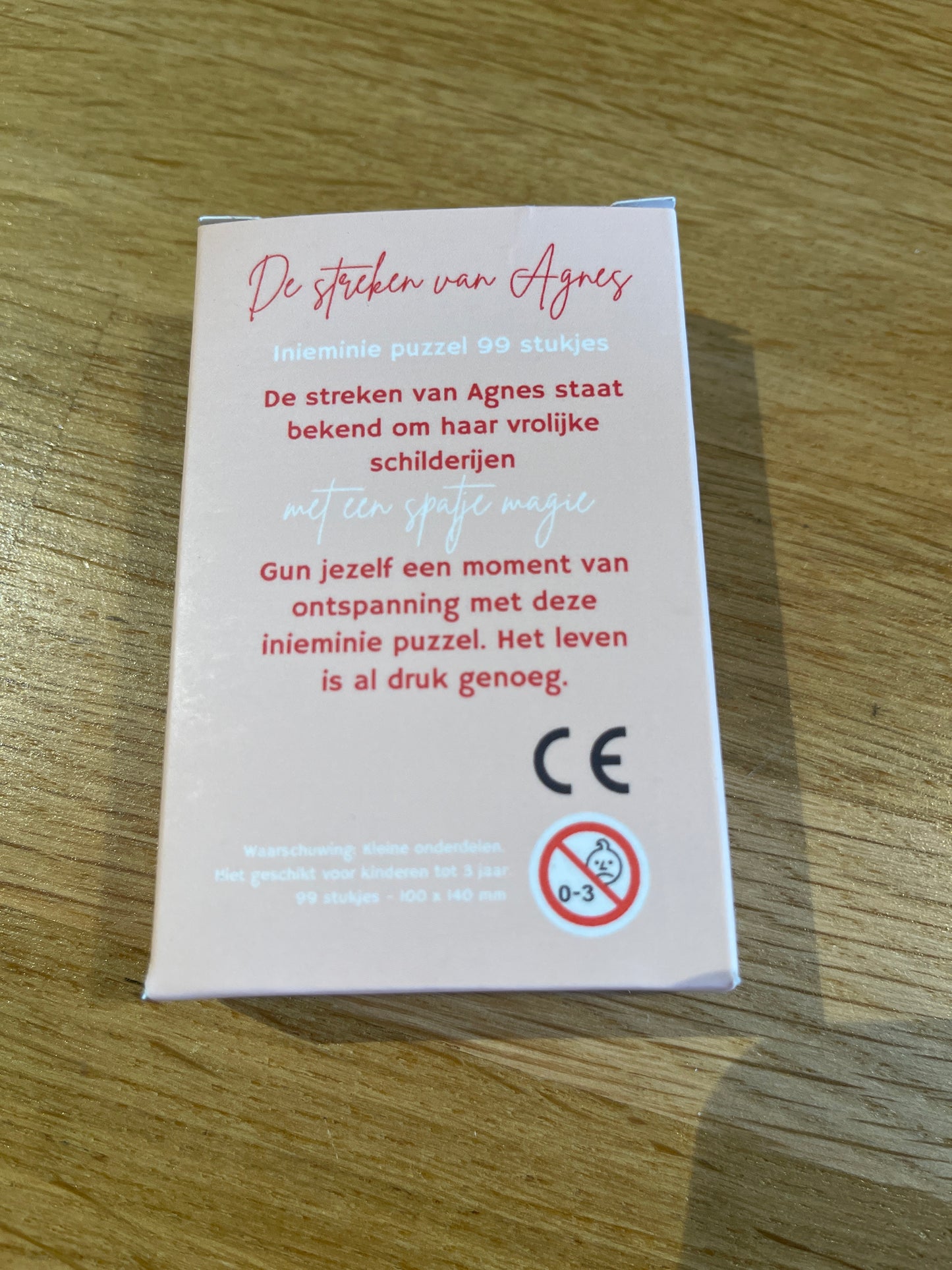Streken van Agnes mini puzzel trapeze
