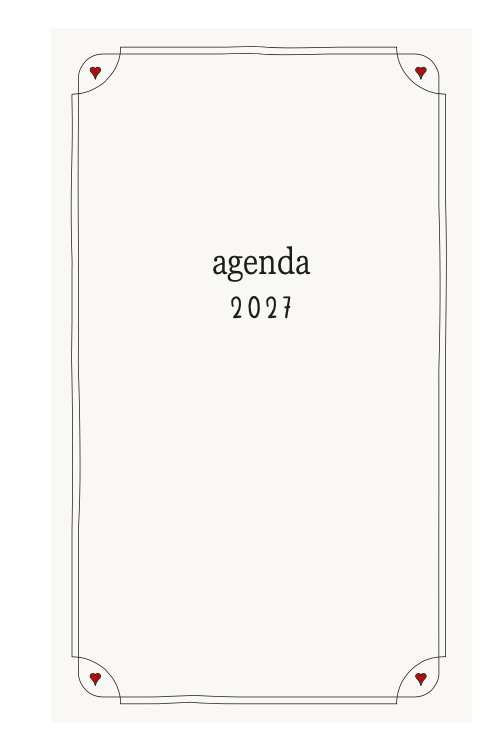 Zusss agenda refill 2027 enjoy the little things PRE ORDER