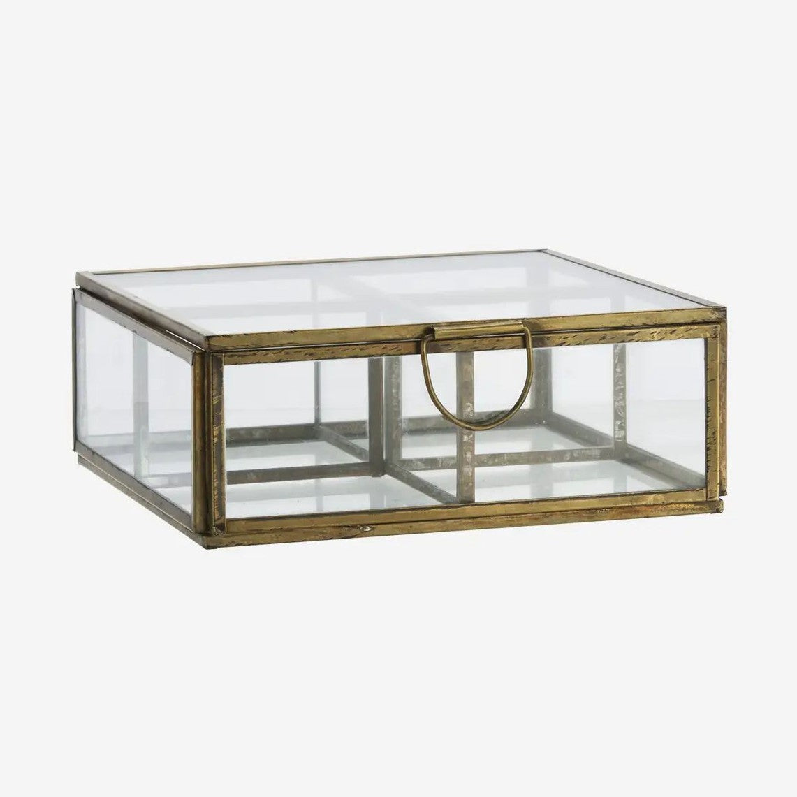 Madam stoltz partitioned glass box
