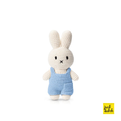 nijntje handmade and her pastel blue overall