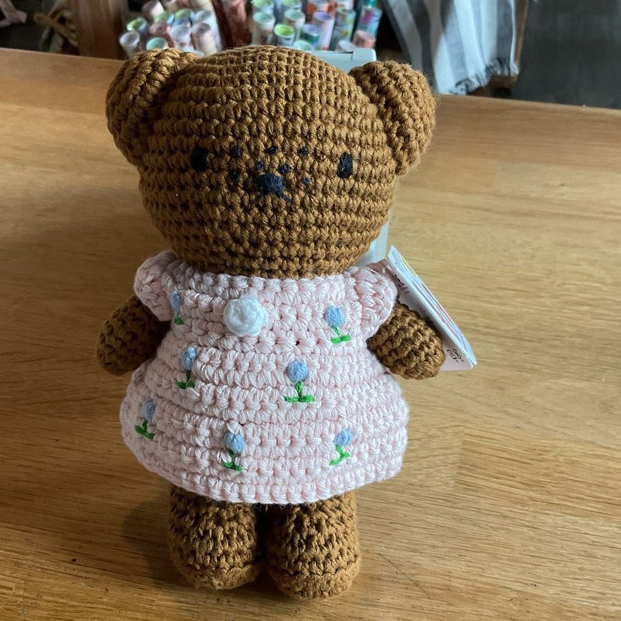 Just dutch barbara handmade and her pastel pink tulip dress