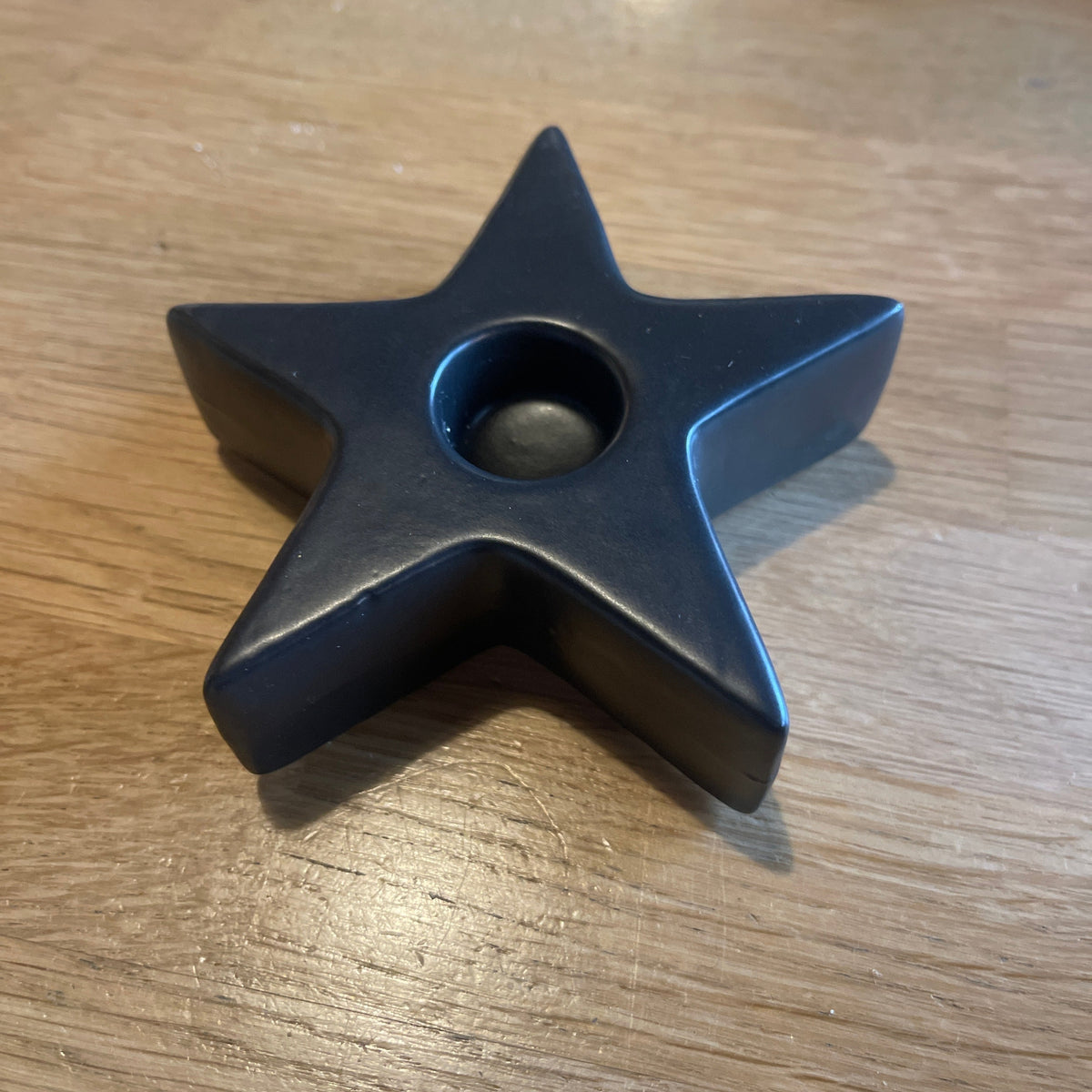 Ster kandelaar zwart