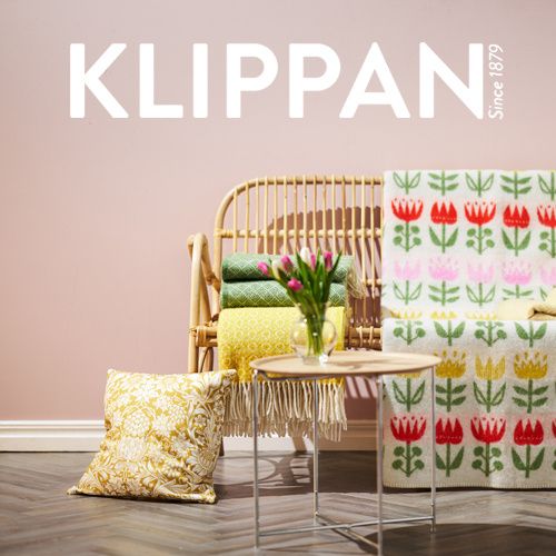 Klippan Eco wollen woondeken tulip multi