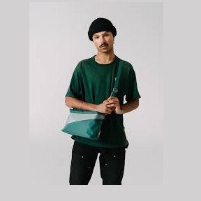 The New Bum bag Pine & Grey M