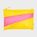 The new pouch tv yellow & fluo pink medium