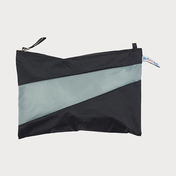 Susan Bijl the new pouch Black & Grey medium