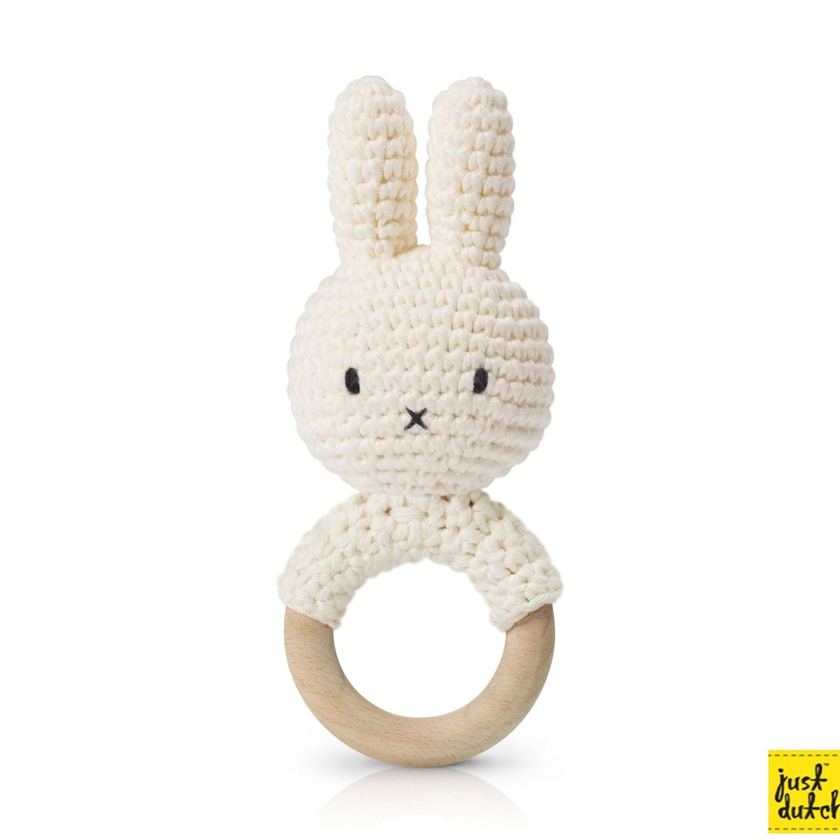 Miffy / Nijntje handmade teether White + music