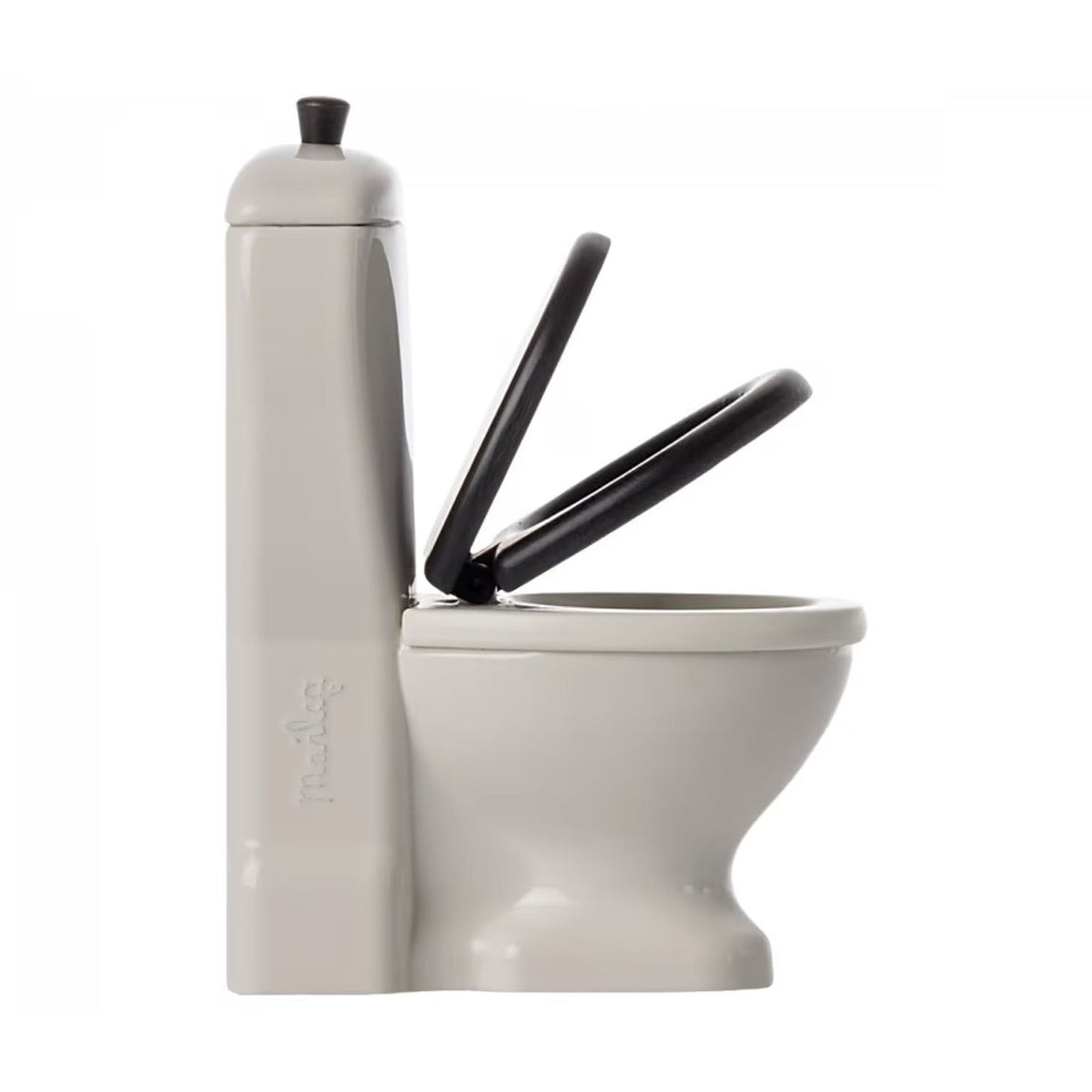 Maileg toilet mouse off white