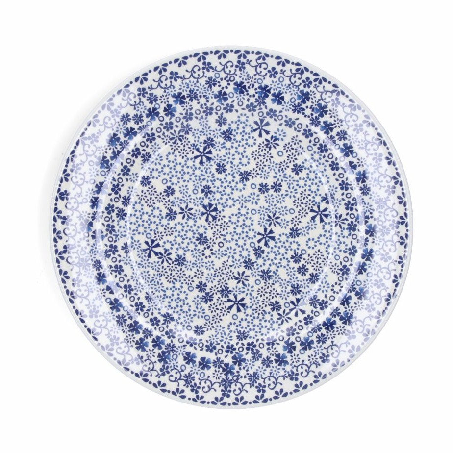 Bunzlau Melamine Plate Indigo