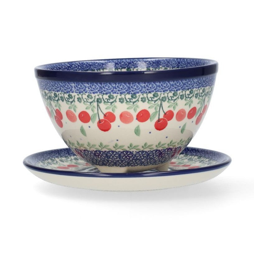Bunzlau castle berry bowl 19,5 diameter cherries