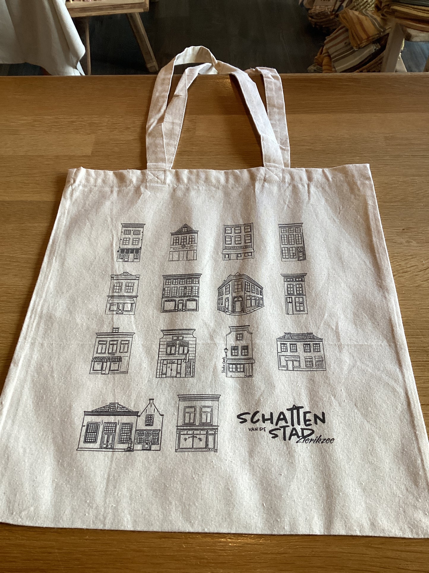 Katoenen Schatten Van De Stad Tas