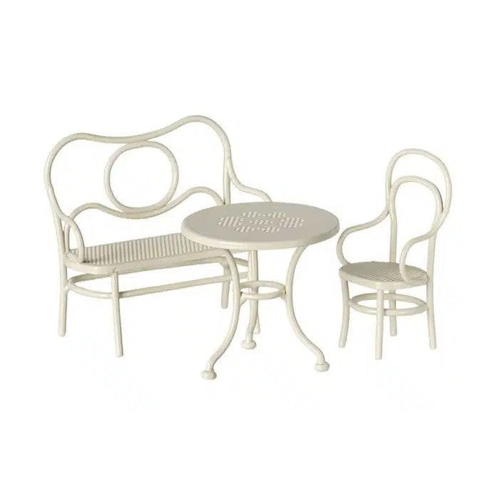 Maileg café set mouse small off white