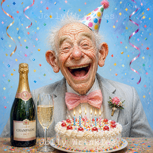 Jolly wrinkles wenskaart hieperdepiep