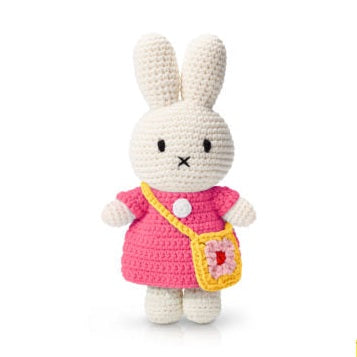 Just dutch nijntje handmade and her pink dress + flower bag