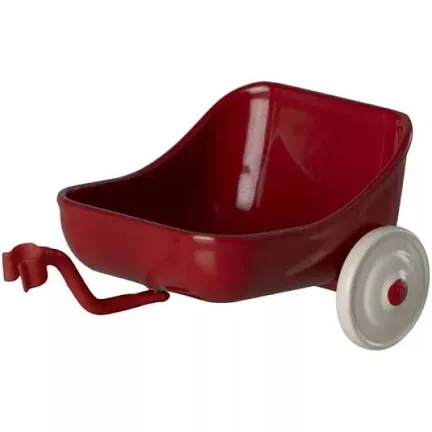 Aanhanger voor fiets muis rood