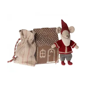 Kerstmuis met huis