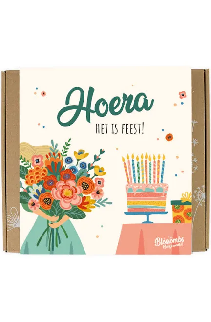Blossombs Hoera Het Is Feest Medium Box