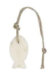 Mijn stijl vis 55 gram wit met ghassoul parfum mille fleursmet droogbloem