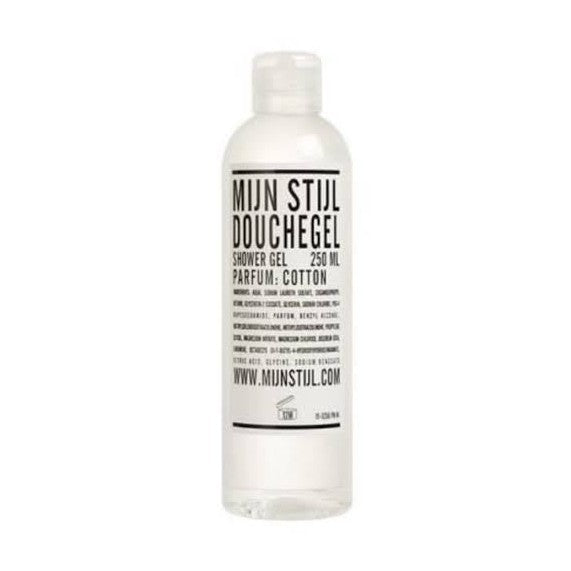 Mijn stijl douchegel transparant parfum cotton 250ml wit