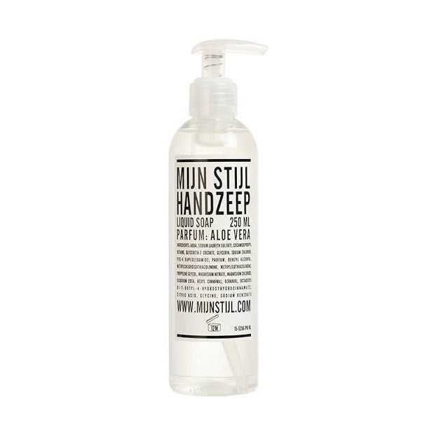 Mijn stijl Handzeep 250 ml parfum Aloe Vera transparant