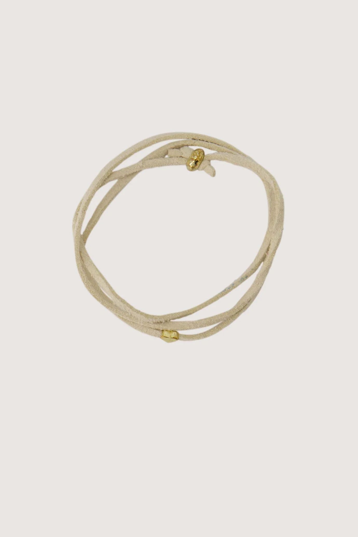 Zusss immitatie suede armband met hart kit