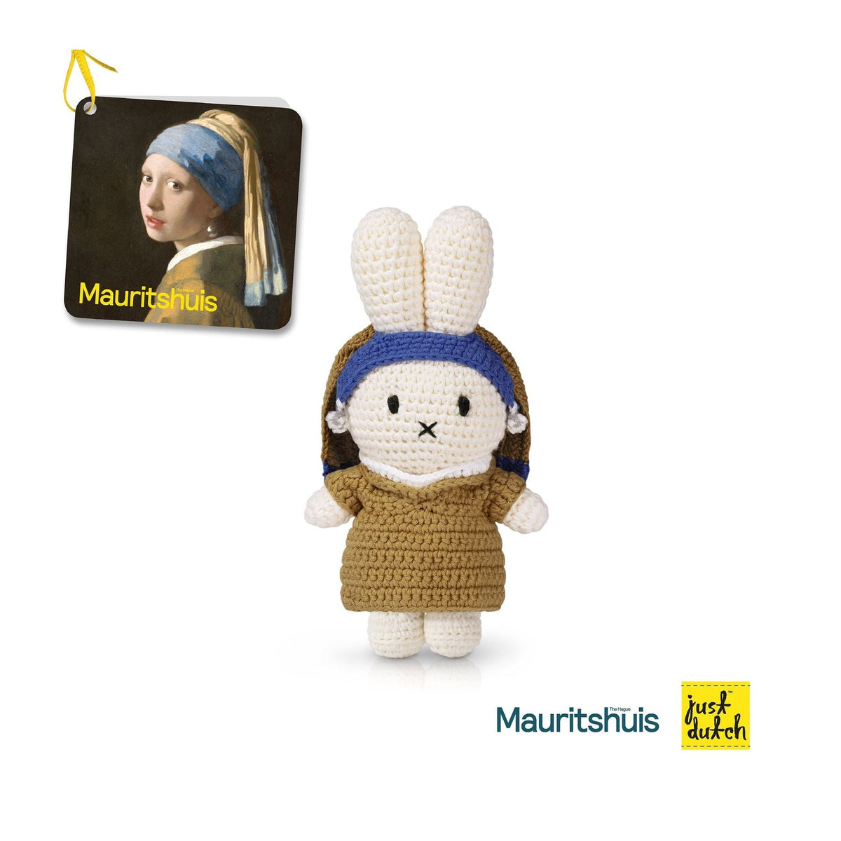 Just dutch miffy / nijntje handmade and her girl with the pearl outfit
