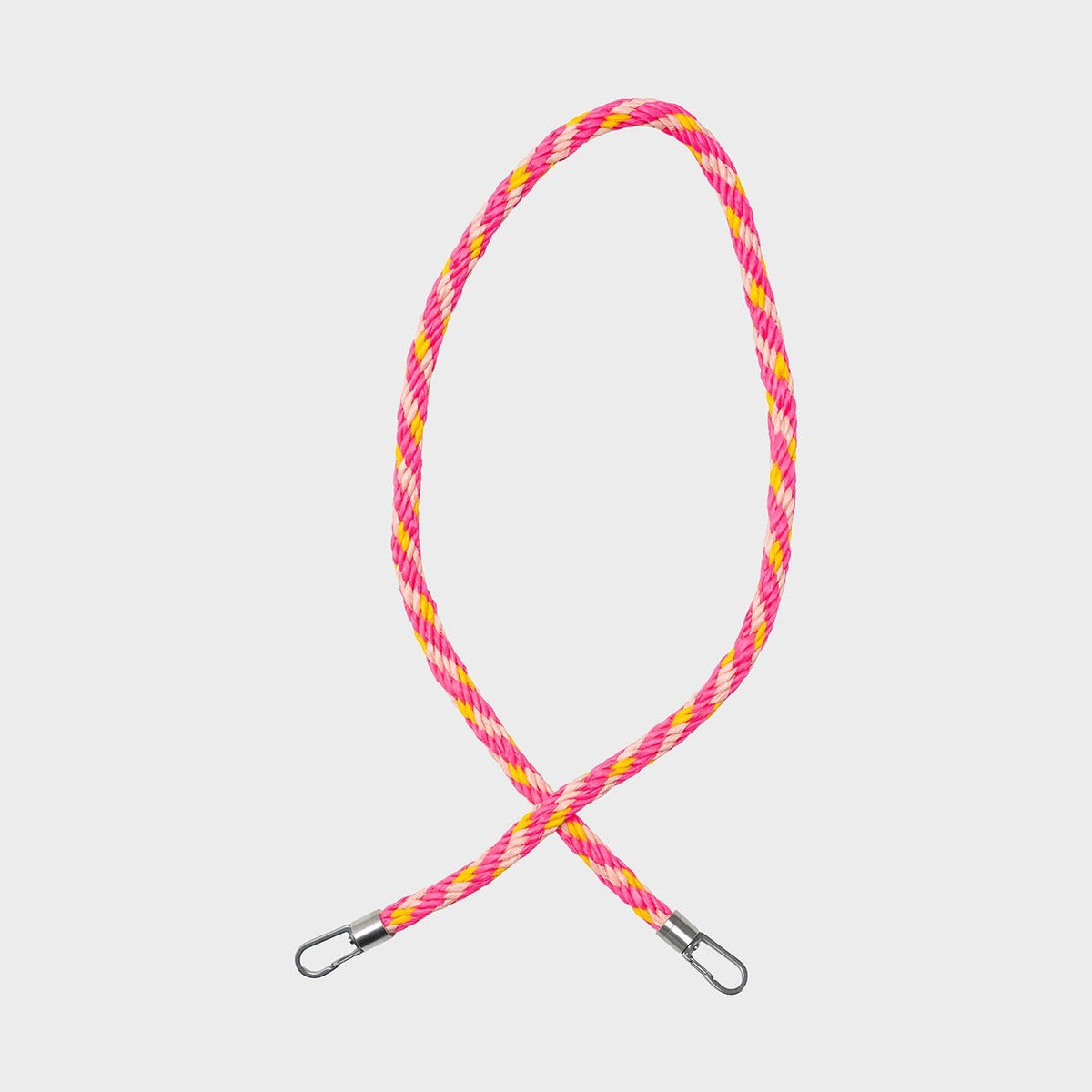 The new strap kumihimo tone & fluo pink & sunflower