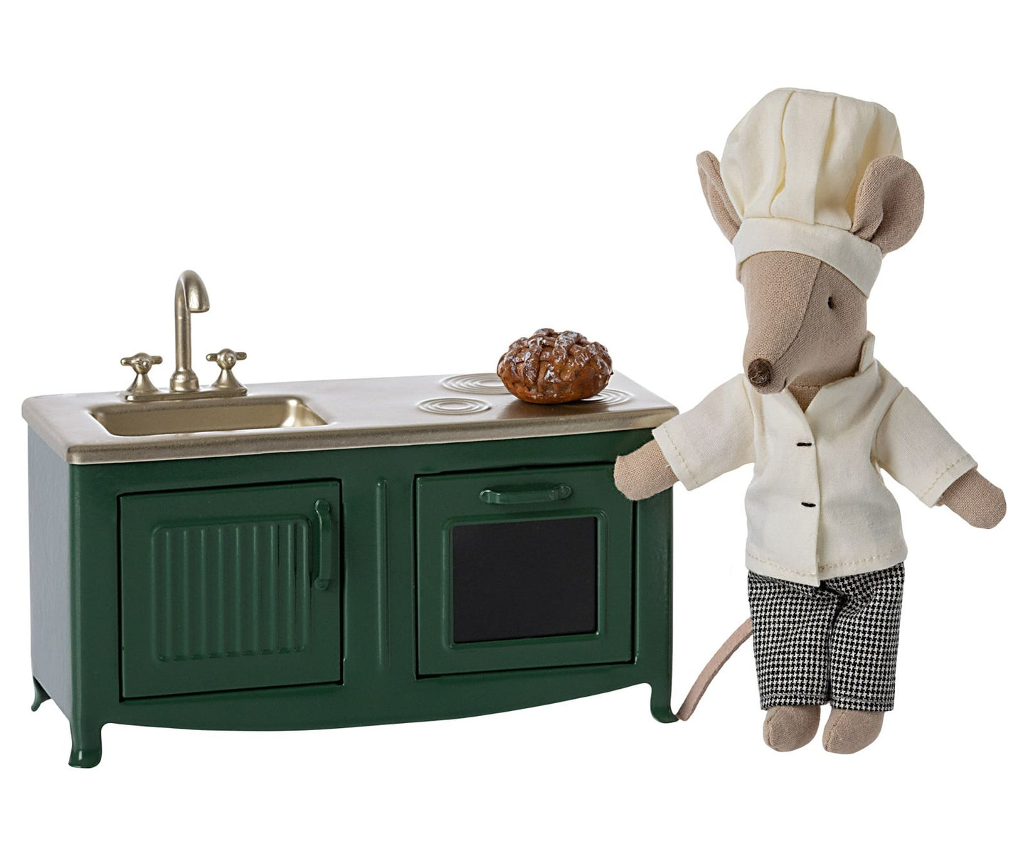 Maileg kitchen mouse dark green