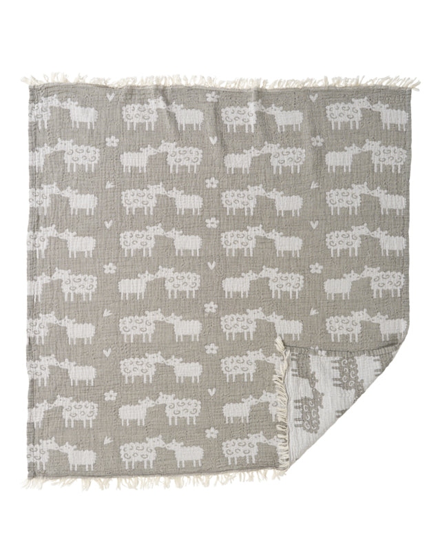 Klippan Wiegdeken schapen katoen