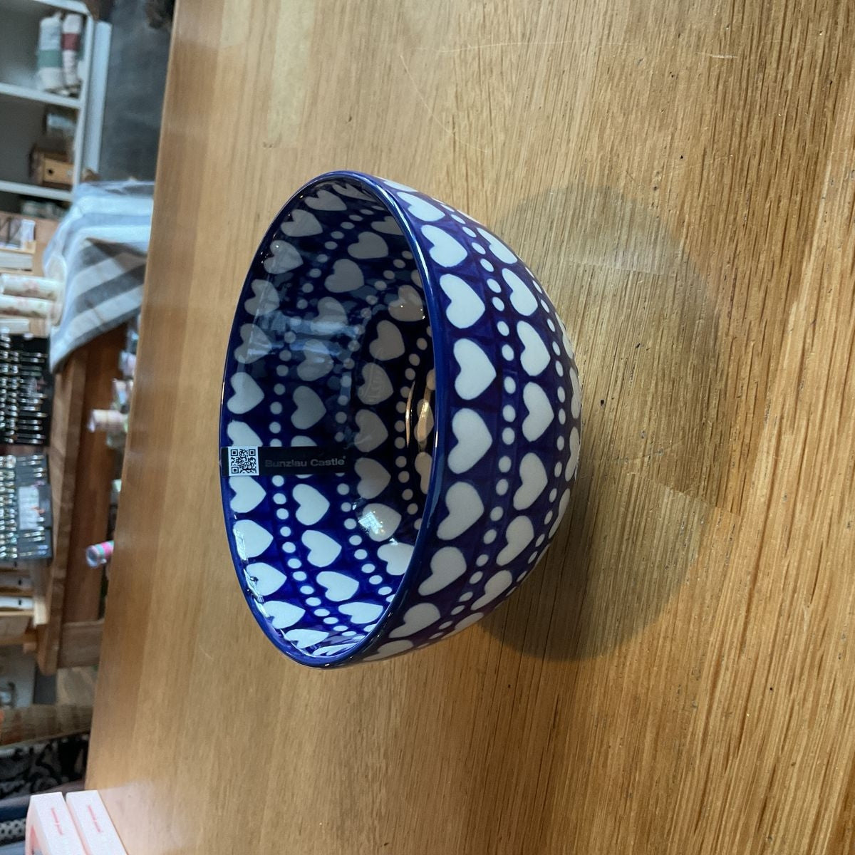 Bunzlau castle rice bowl 600 ml blue valentine