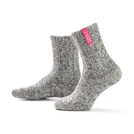 Sox3133 originals medium grijze wol bubble gum 37-41