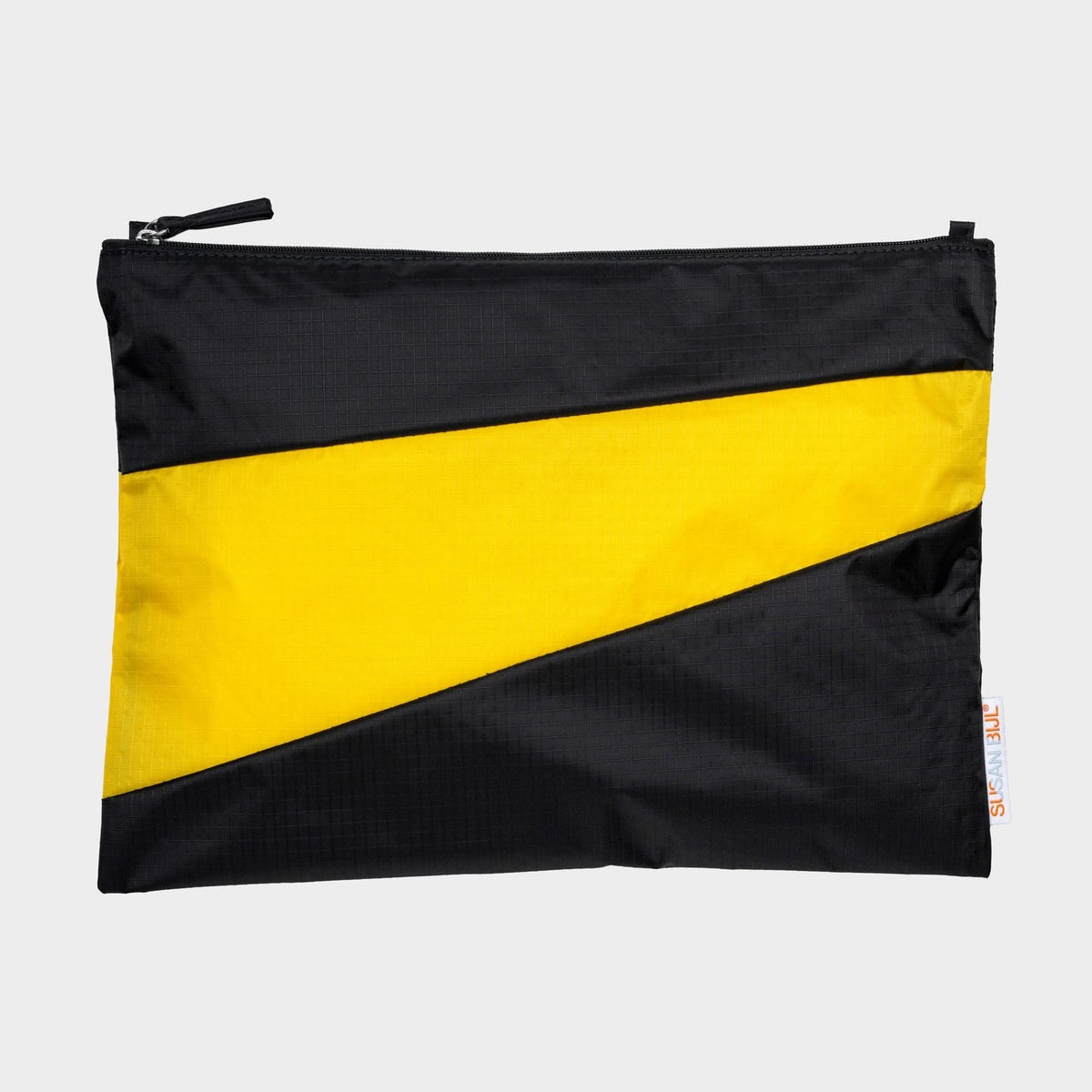 Susan Bijl the new pouch Black & Sunflower large