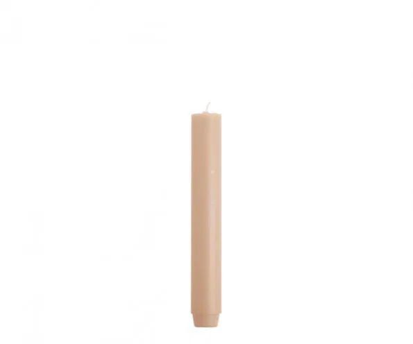 Rustik lys Dinerkaars Iced Apricot 18cm