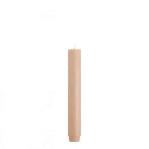 Rustik lys Dinerkaars Iced Apricot 18cm