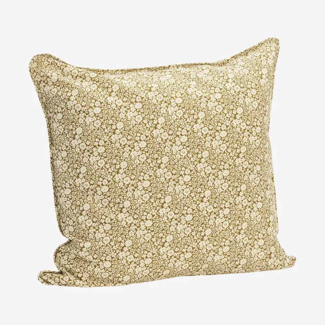 Madam stoltz printed cushion cover caramel flower 50x50