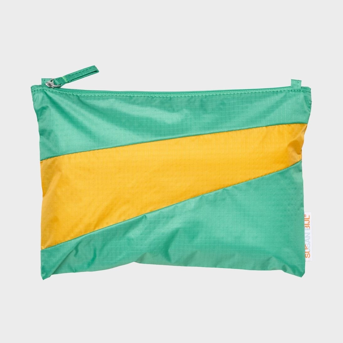Susan Bijl the new pouch holly green & calendula Medium
