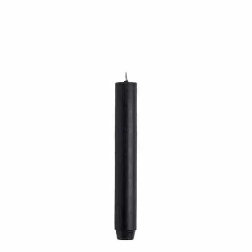 Rustik lys Dinerkaars Zwart 18cm
