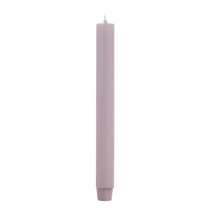 Rustik lys Dinerkaars pastel Lilac 30cm