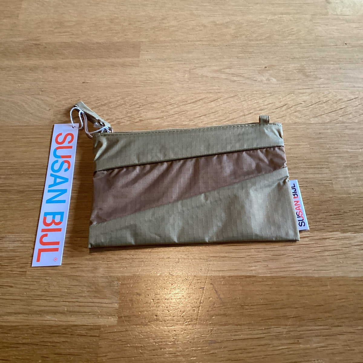 The New Pouch Moss & Camel Small