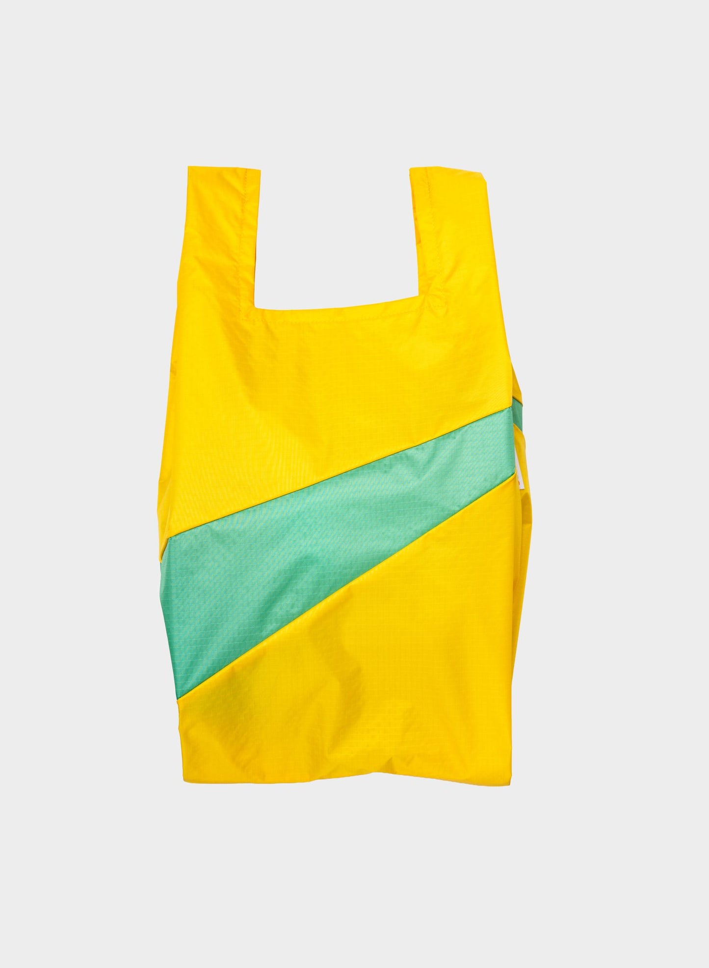 The new shopping bag sunflower & holly green Medium