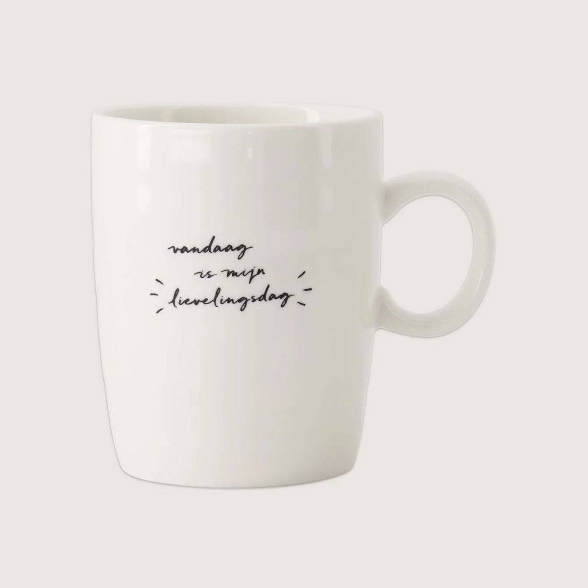 Zusss theemok lievelingsdag wit / zwart