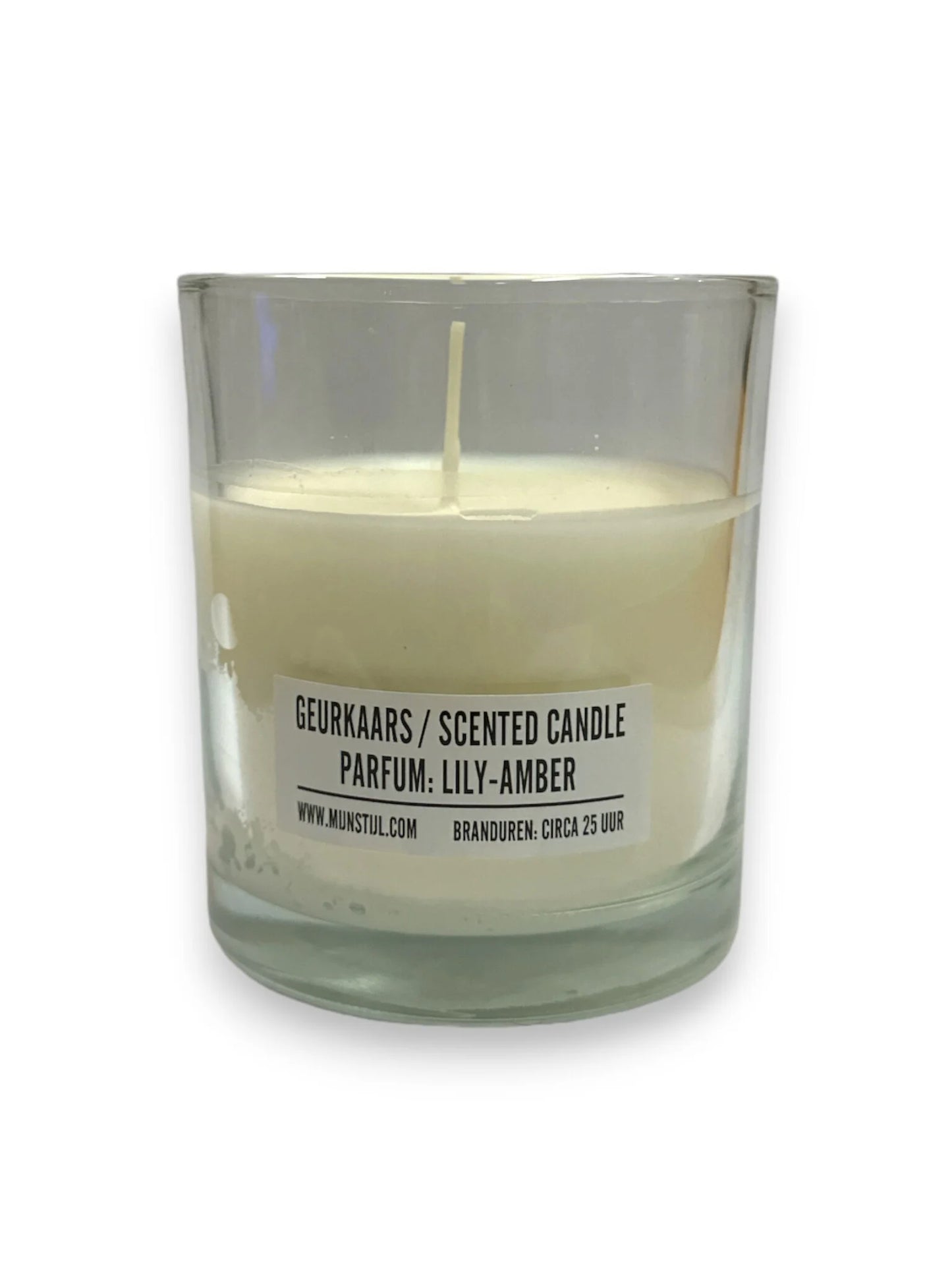 Geurkaars Lily amber